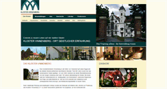 Desktop Screenshot of kloster-vinnenberg.de
